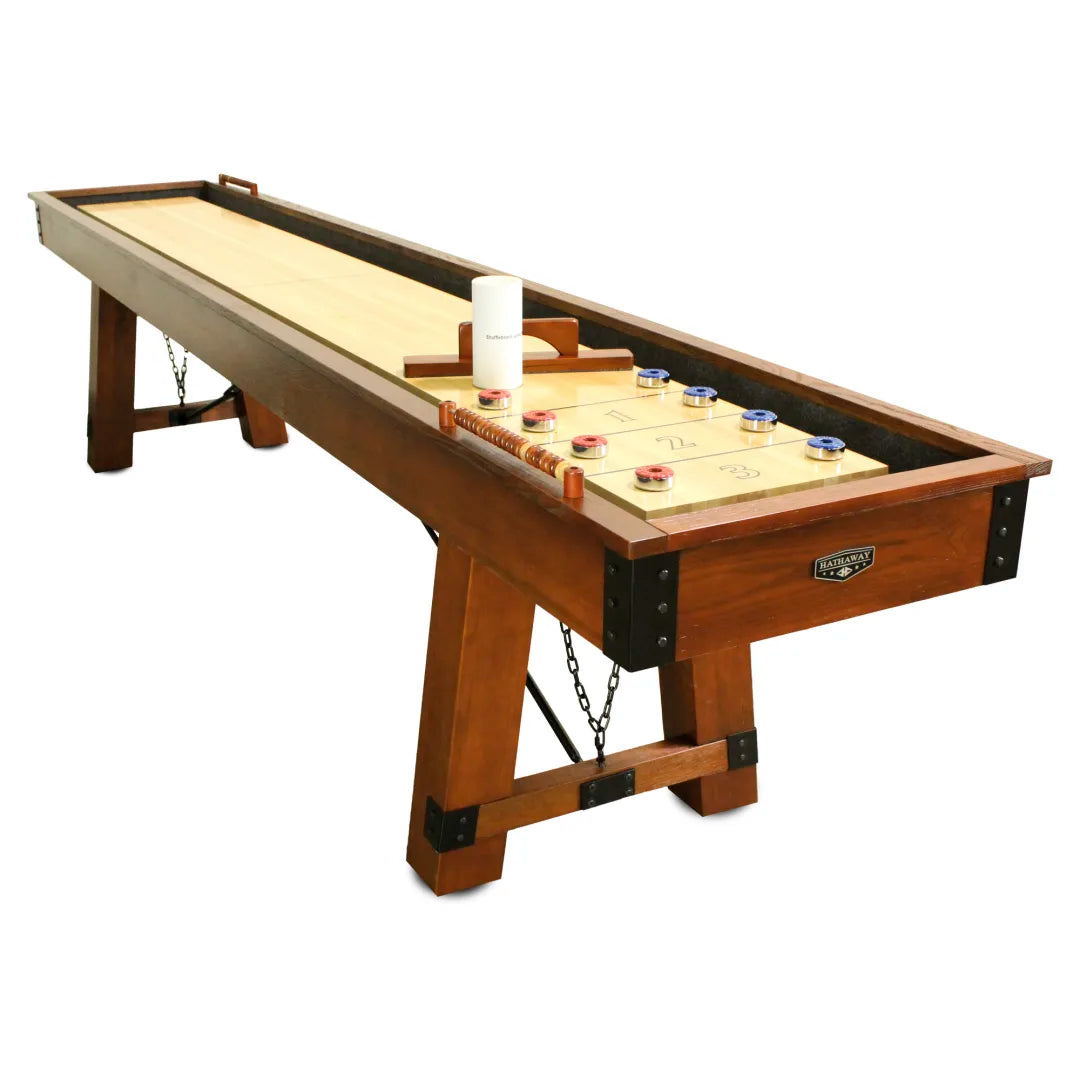 Hathaway Games Cheyenne 12-Ft Shuffleboard Table