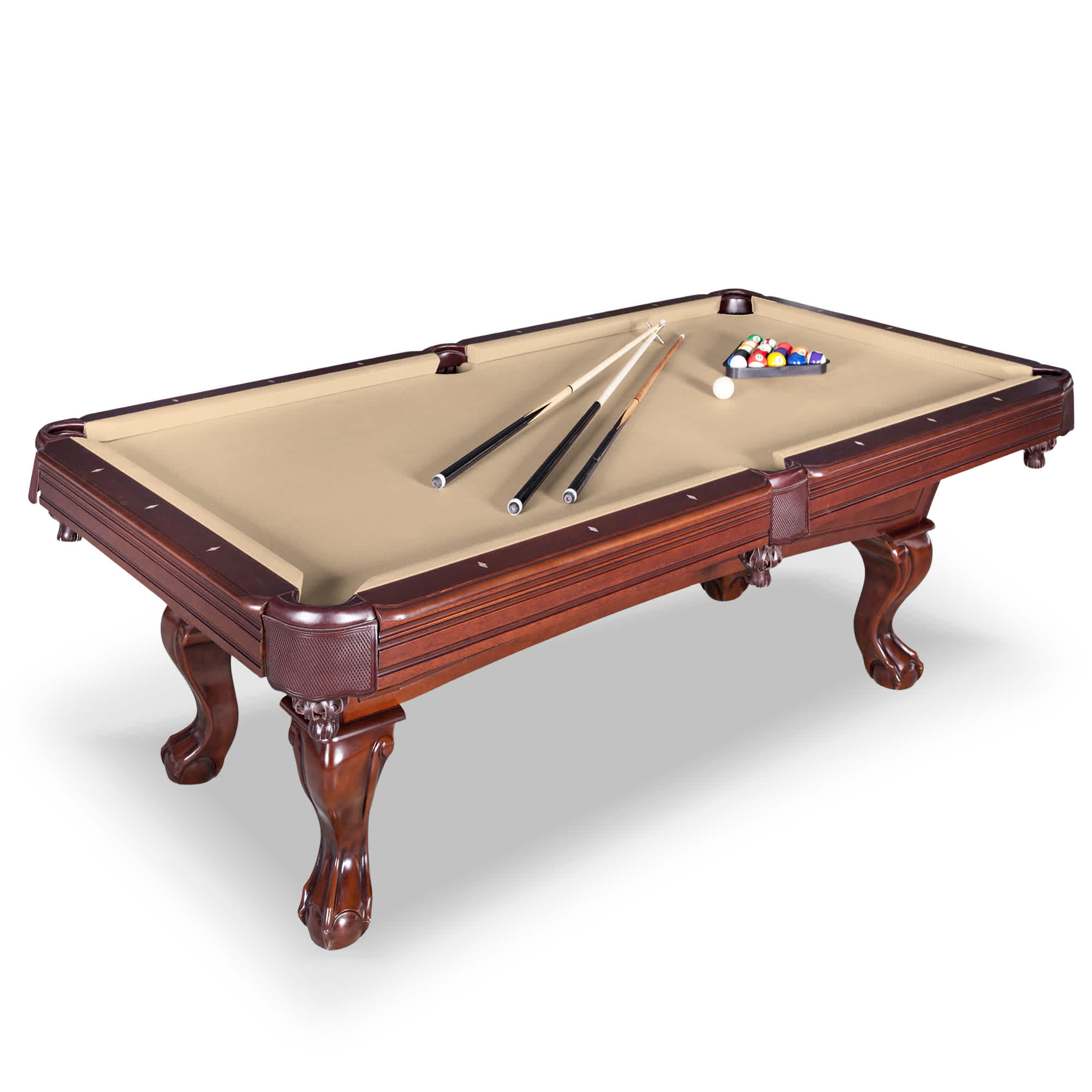 Hathaway Games Augusta 8-Ft Pool Table - Walnut