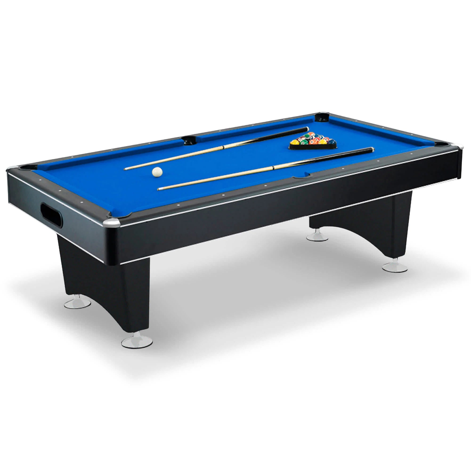 Hathaway Games Hustler 8-Ft Pool Table With Blue Felt
